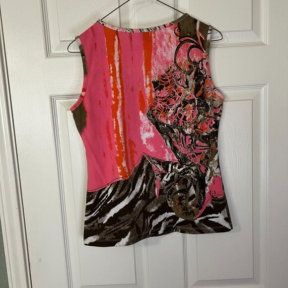 Tribal Sequin Tank top Sleeveless Size PS - Picture 10 of 10